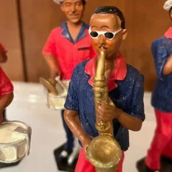 Jazz Figurines (Set of Five) Vintage! (c/x) - Picture 10 of 13